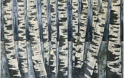 Birch forest
