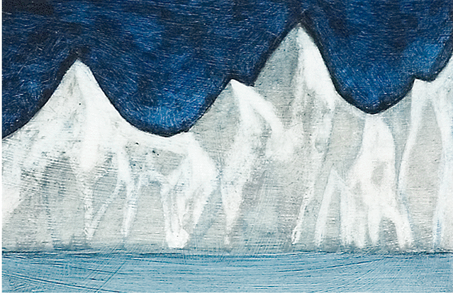 Winter mountains